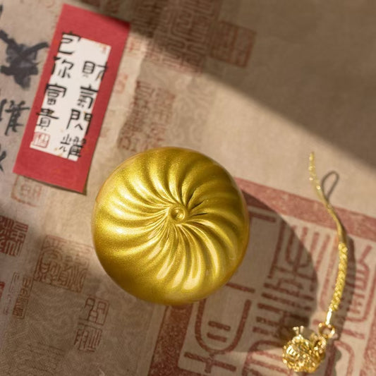 Brass "Baozi"-Traditional Chinese Lucky Charm