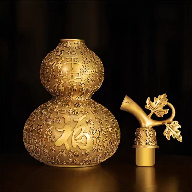 ‌Premium Custom Handmade Auspicious Copper Gourd - LuckDoubled